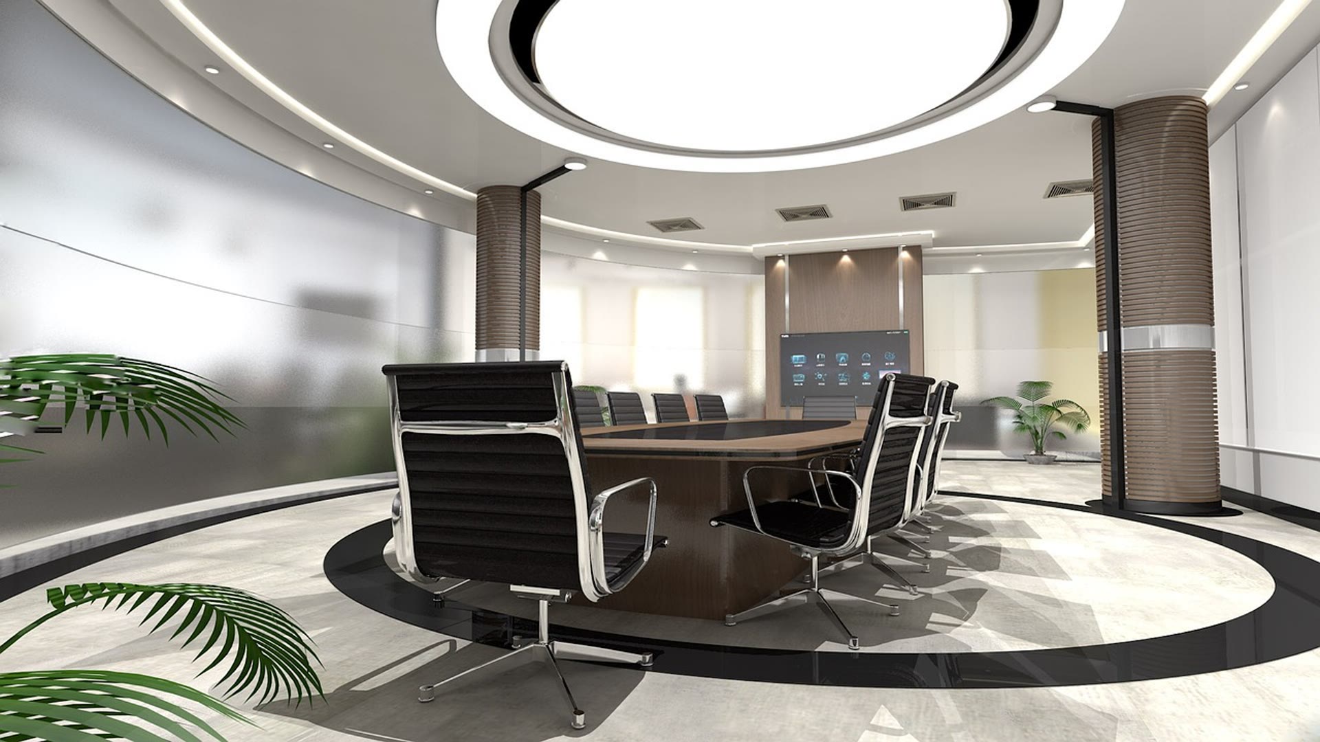 Espace de travail professionnel lumineux